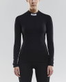 Craft Langarmshirt Progress CN Funktionsunterwäsche schwarz Damen